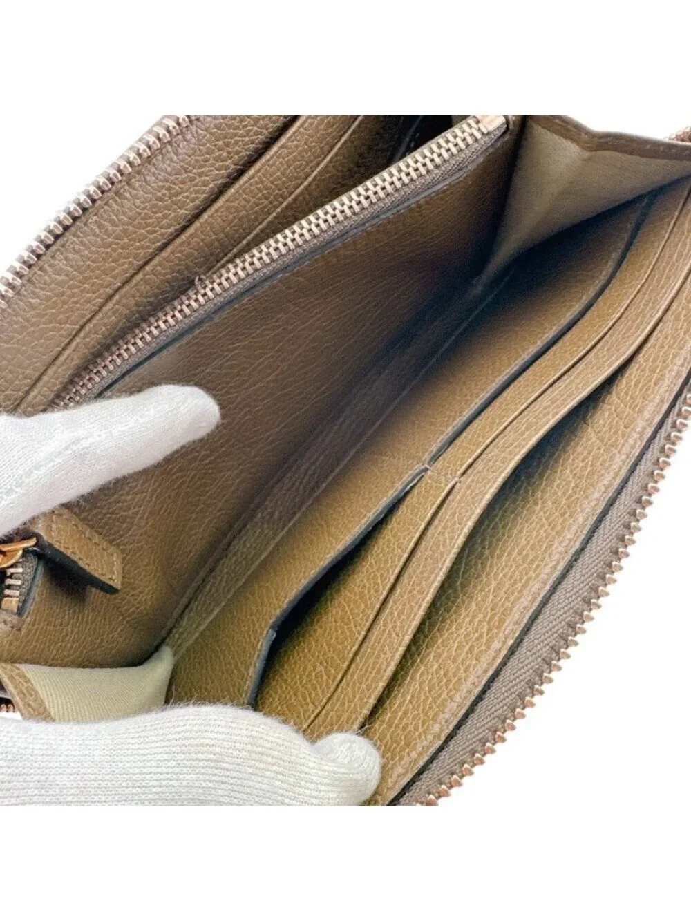 Bvlgari B.zero1 Leather Wallet Brown